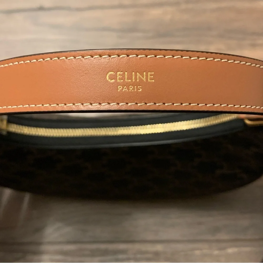 ❌SOLD❌ Celine Ava Bag in Triomphe Canvas and Calfskin Tan - Picture 8 of 15